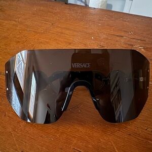 Versace VE2258 rimless shield sunglasses